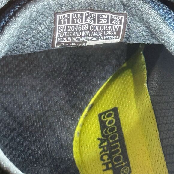 Men’s 11 Classic Fit Skechers Gladwin Charcoal Gray Casual Sneakers Work 204669 - Picture 7 of 8